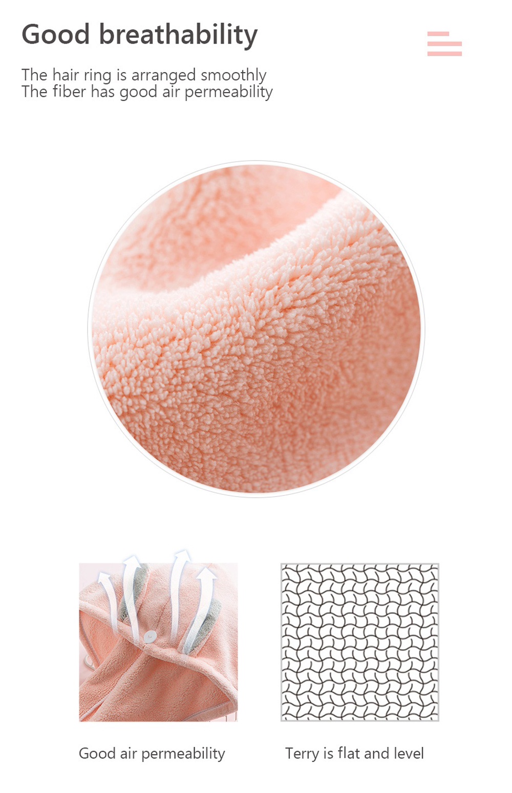 Rabbit Ears Quick Drying Hair Cap-5